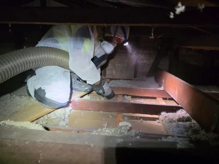 busy in roof insulation