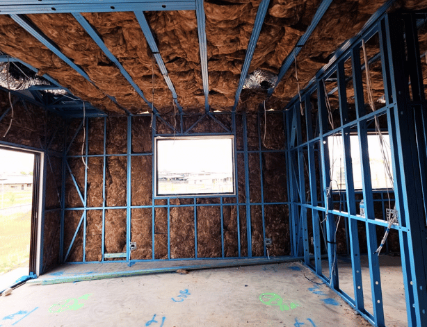 Underfloor insulation project at Seaside Home, Central Coast
