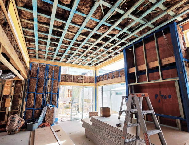 Roof insulation project at The Elements, Wollongong