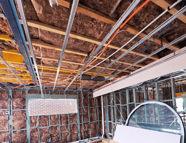 Ceiling insulation project at Harmony Home, Sydney